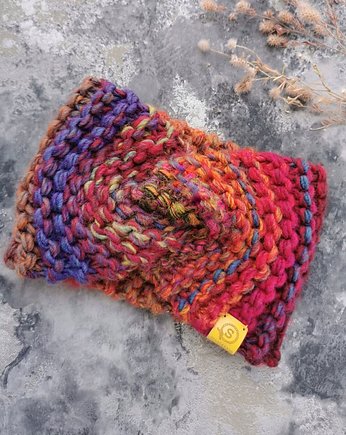 MAXCOLOR opaska twist "wesoły melanż", sploteka