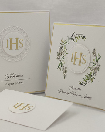 Kartka na komunię z pudełkiem i kopertą, 25, Anna Art and Crafts