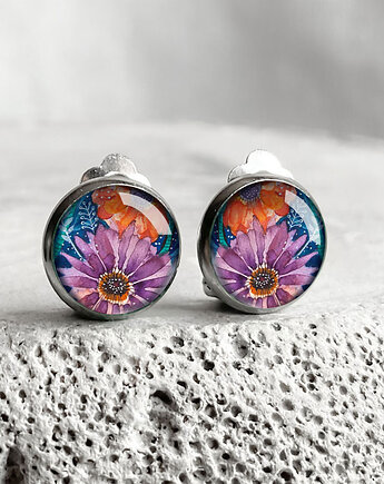 AUTUMN FLOWER klipsy na walentynki, muamua design