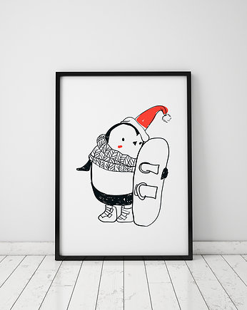 Plakat z pingwinem, Love Life and Forest