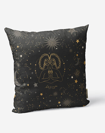Poduszka dekoracyjna - Bliźnięta - znak zodiaku, ASARTEM
