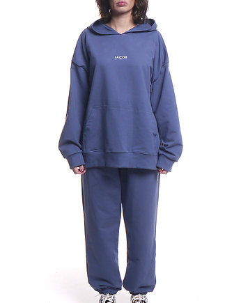 Bluza hoodie oversize chabrowa, J A C O B