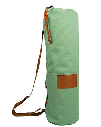 Bawełniany pokrowiec na matę do jogi z kieszonką SAGE Mint, Mellow Ways