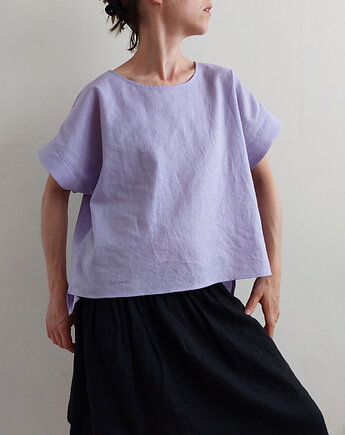 Lniana koszulka oversize LULU, madebyjokpa