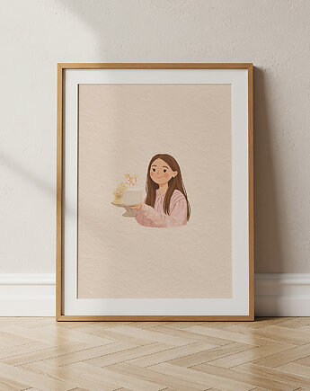 Personalizowany grafika na zamówienie (1 postać), holi craft