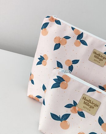 Duża Kosmetyczka Sunny Tangerines, Słodkiego Miłego Szycia