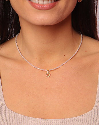 Naszyjnik kamień księżycowy z zawieszką, Bring Biżuteria