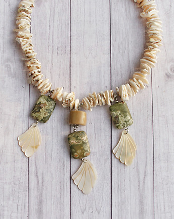 S A L E : unikatowy naszyjnik RYOLIT, MUSZLA