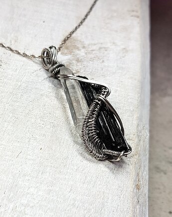 Turmalin z kryształem S192, JanArt