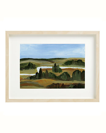 ORYGINAŁ 10 x 15 cm - Pejzaż No.36, Gosia Sendlewska