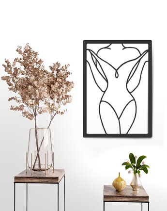 Metalowy obraz Dziewczyna III, Vavum Furniture