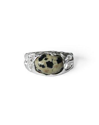 Srebrny pierścionek DRAGO jaspis, Gutowska jewelry