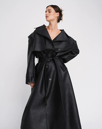 Dwurzędowy płaszcz JADE black, dollina