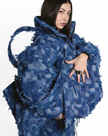 Torba shopper patchwork denim, REST Factory