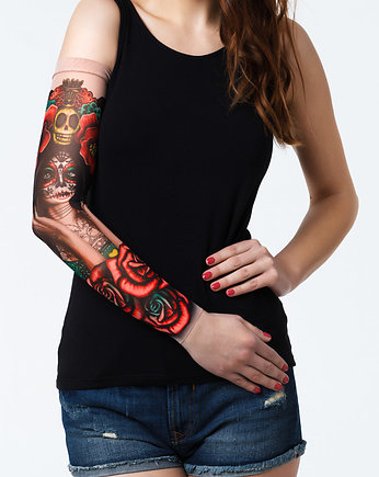 Rękawek z tatuażem SUGARSKULL (unisex), dirrtytown clothing