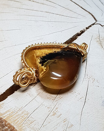 Bursztynowe serce   m298, JanArt