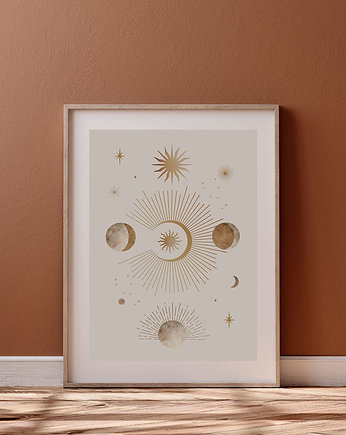 Plakat Moon&Sun A3, Anita Tomala