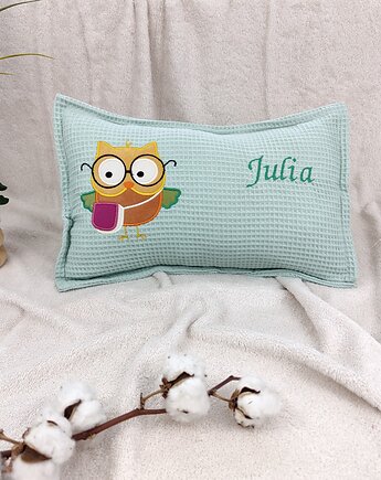 Personalizowany prezent dla dziecka - imienna poduszka z sową, Enitka Sweet Baby Room