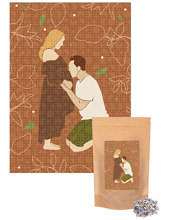 Puzzle 500 elementów "We Are Expecting" w eco woreczku, MUNO puzzle