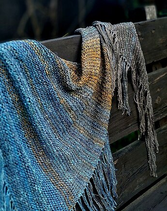 Kaczeńce / chusta, agat handmade