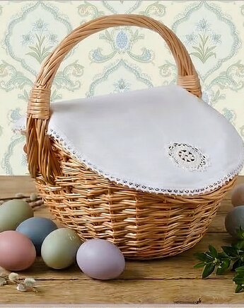 Serwetka do koszyka Wielkanocnego KORONKA owal, Monart