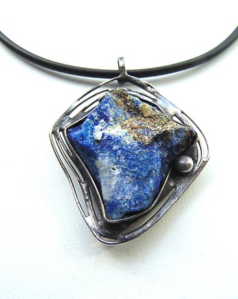 Lapis lazuli - wisiorek, po drugiej stronie lustra