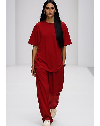 T-shirt czerwony  YY500330, YULIYA BABICH