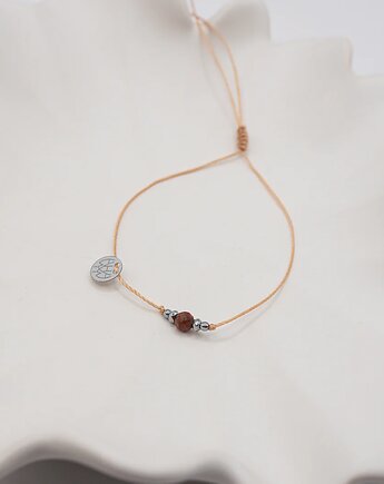 Bransoletka z Jaspisem Czerwonym, w hand works