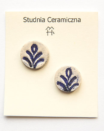 Kolczyki ceramiczne  11mm, studnia ceramiczna