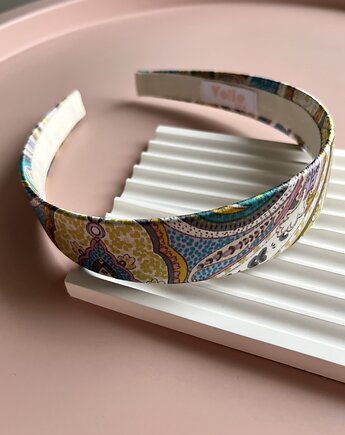 Jedwabna płaska opaska do włosów Irene, Volie Line