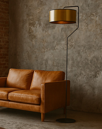 Loftowa lampa stojąca do salonu TESALLIA MIRROR, LYSNE