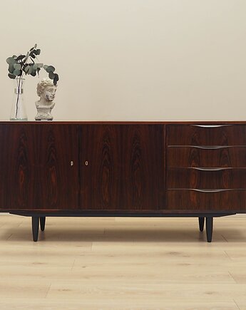 Komoda palisandrowa, duński design, lata 60, projektant: Erling Torvits, Przetwory design