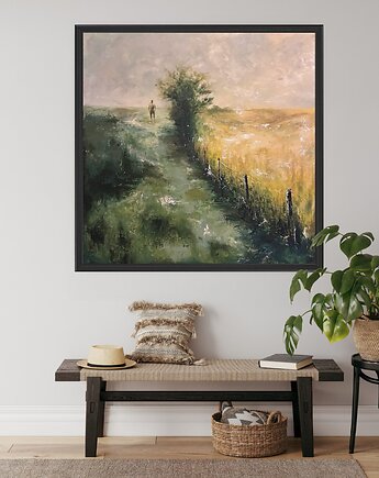 Obraz  "Ścieżka" akryl na płótnie 60x60 cm, Betańska Studio