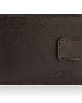 KLASYCZNY SKÓRZANY PORTFEL MĘSKI PAOLO PERUZZI MR-12-BR, Paolo Peruzzi