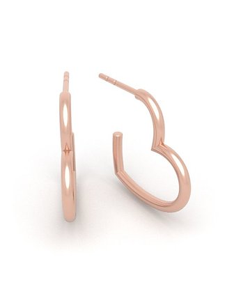 Kolczyki SERCA-srebro,złoto,różowe złoto, ISSI Jewelry