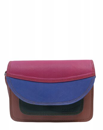 Torebka damska skórzana regulowany pasek kolorowa eko OLIVKA, Olivka Warsaw