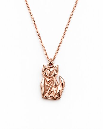 FOX - naszyjnik różowe złoto 18K, ISSI Jewelry