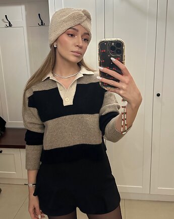 Opaska Jasmine podwójnie ocieplana, GANGSTA KNIT