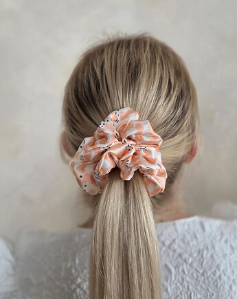 Gumka jedwabna, scrunchie, wild  blush MAXI, Capillum