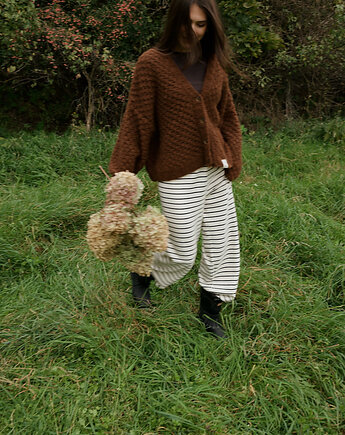 Kardigan Clara czekoladowy, FinkeWear