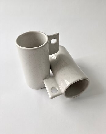 Kubek #12 /salt and pepper, 200 ml/ z serii Architecture, Handverk