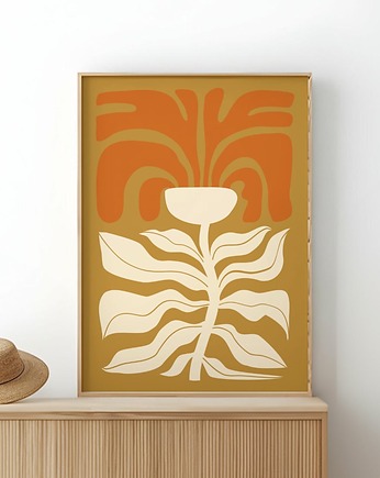 Plakat boho na ścianę Minimalistyczny Plakat nowoczesny do salonu, Kalibri Arts