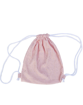 Pink –bawełniany worek/plecak dla przedszkolaka, Muzpony