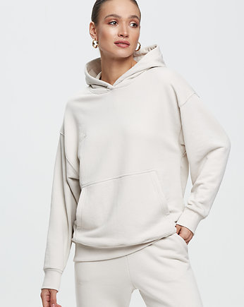 Bluza hoodie STUDIO Bianco damska, HARP TEAM
