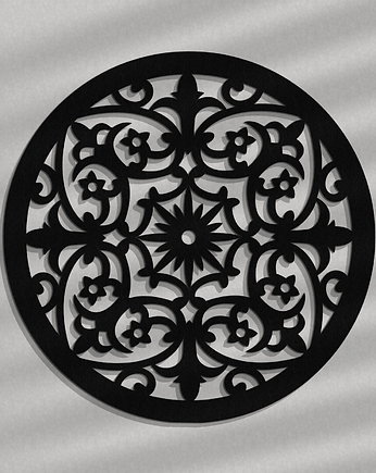 DEKORACYJNY PANEL AŻUROWY, VIOLETTE, DEKORACJA ŚCIENNA 3D, ORNAMENT, 60 cm, C, ORNAMENTI