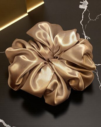 Scrunchie X XL .Satynowa gumka, NAT FASHION ROOM