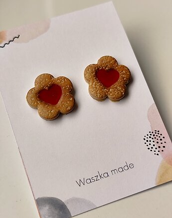 Kolczyki ciasteczka z dżemem, Waszkamade