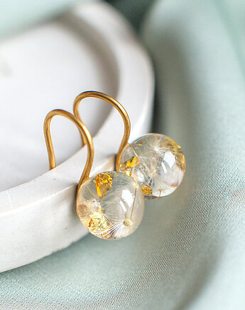 Kolczyki z rzęsek dmuchawca, nature gift