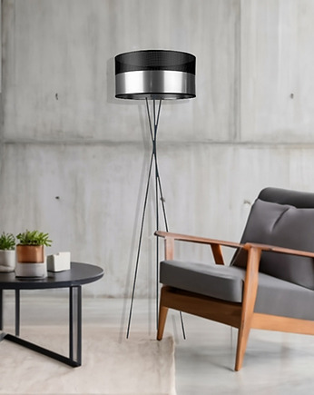 Nowoczesna lampa podłogowa na trójnogu PARYŻ GLAM, LYSNE