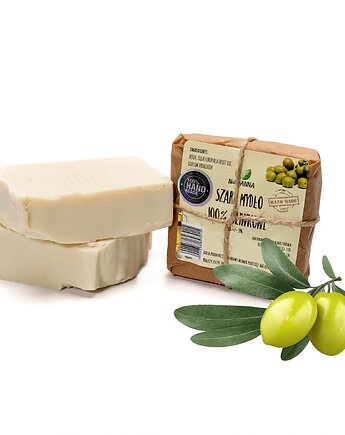 Szare mydło 100% oliwkowe 125g ręcznie robione, naturanna